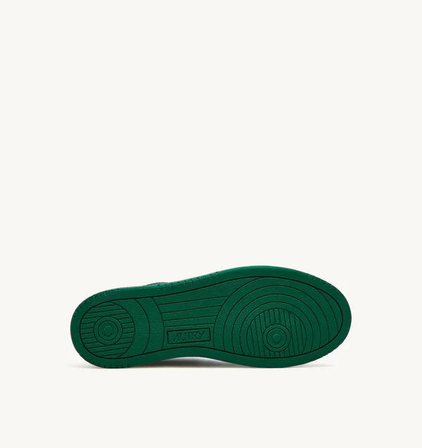 Autry Sneakers Medalist 01 Low Leather Green WB03