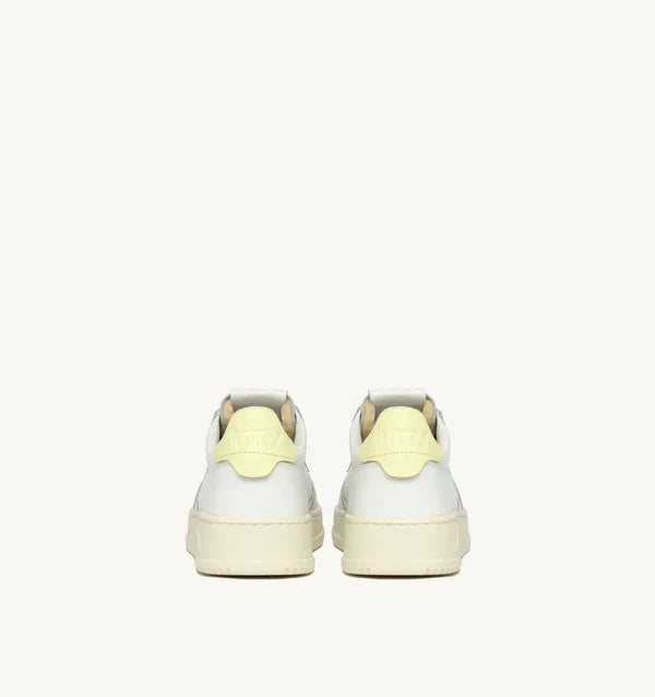 Autry Sneakers Medalist 01 Low Leather Lime LL58