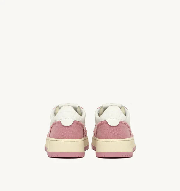 Autry Sneakers Medalist 01 Low Goat Canvas Lilas CB11