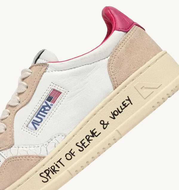 Autry Sneakers Medalist 01 Low Leather Pink VY04