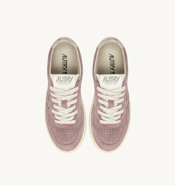 Autry Sneakers Medalist 01 Low Mix Suede Nude XS08