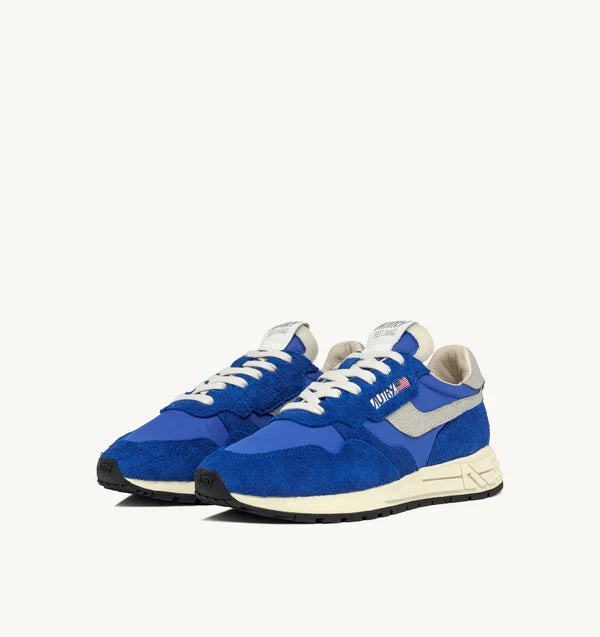 BASKET REELWIND LOWEIN NYLON ET DAIM BLEU ELECTRIQUE