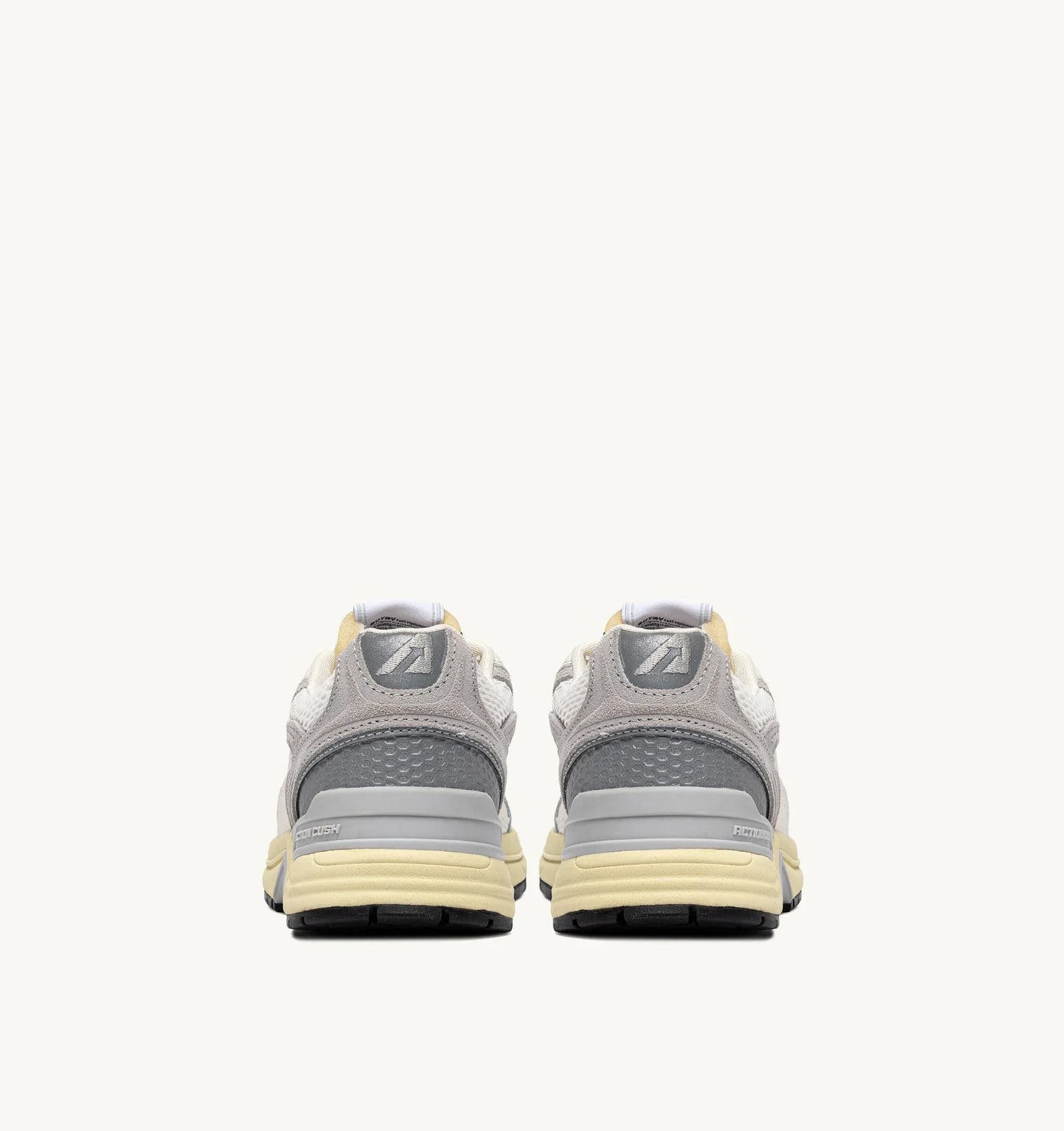 BASKET HYPERWAY EN MESH ET EN DAIM BLANC ET GRIS