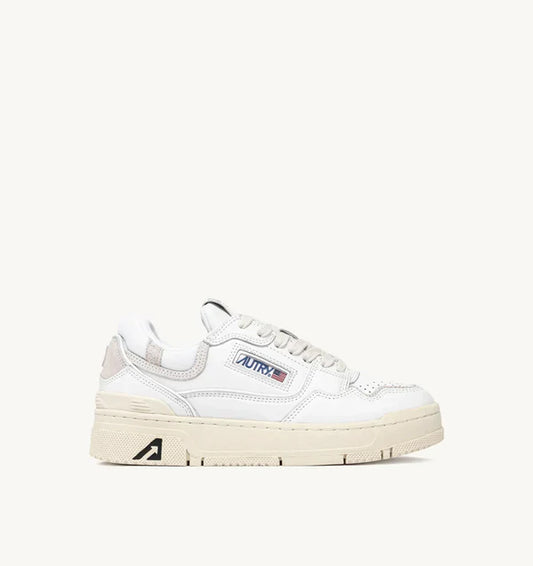 BASKET CLC EN CUIR BLANC