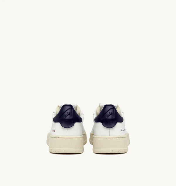 BASKET DALLAS LOW EN CUIR BLANC ET SPACE