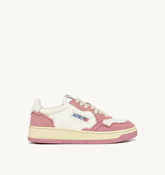 Autry Sneakers Medalist 01 Low Goat Canvas Lilas CB11