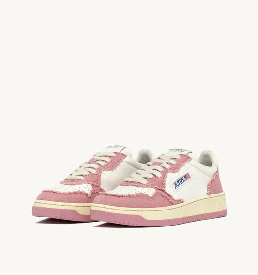 Autry Sneakers Medalist 01 Low Goat Canvas Lilas CB11
