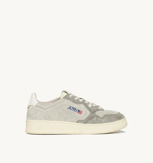 Autry Sneakers Medalist 01 Low Mix Suede Grey XS04
