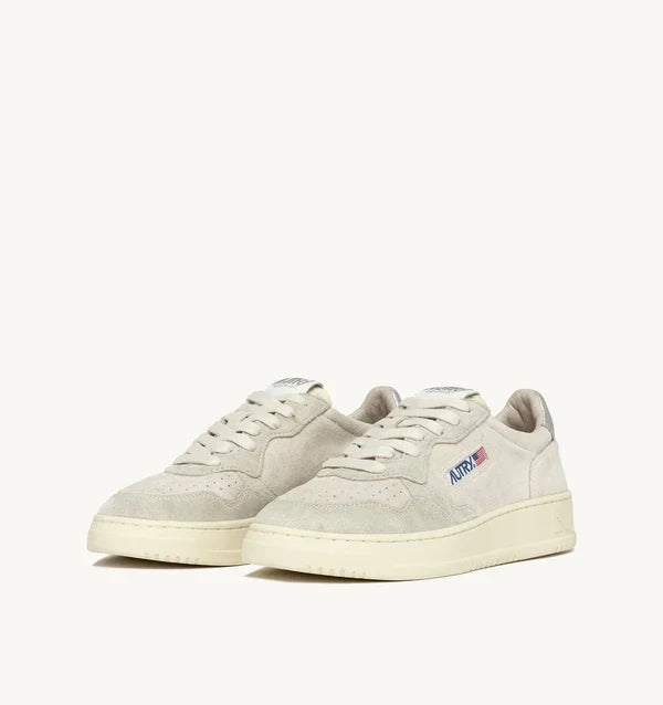 Autry Sneakers Medalist 01 Low Mix Suede Cream XS13