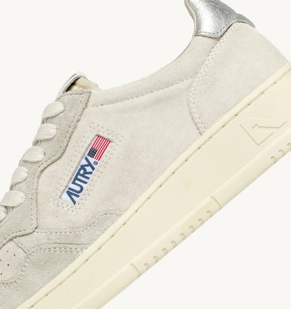 Autry Sneakers Medalist 01 Low Mix Suede Cream XS13