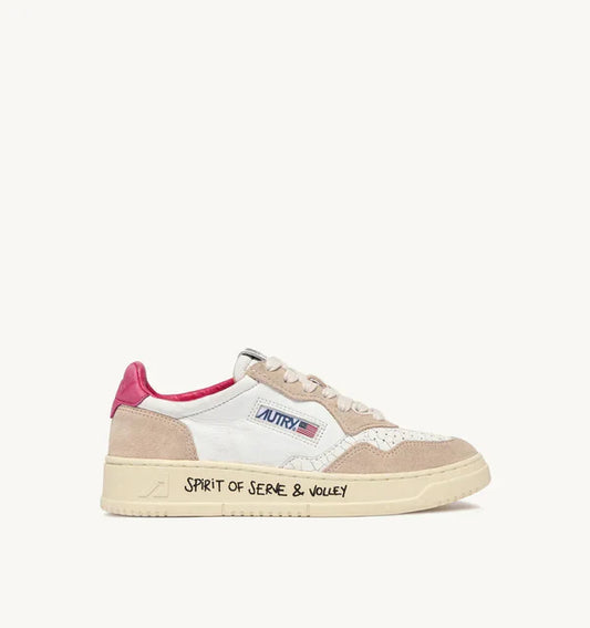 Autry Sneakers Medalist 01 Low Leather Pink VY04