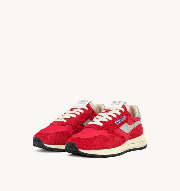 BASKET REELWIND LOWEIN NYLON ET DAIM ROUGE