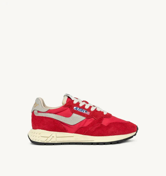 BASKET REELWIND LOWEIN NYLON ET DAIM ROUGE