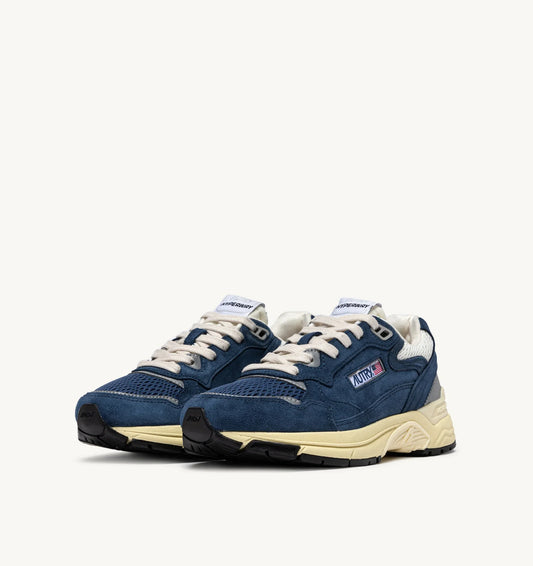 BASKETS HYPERWAY EN MESH ET DAIM ENSIGN ET ARGENT