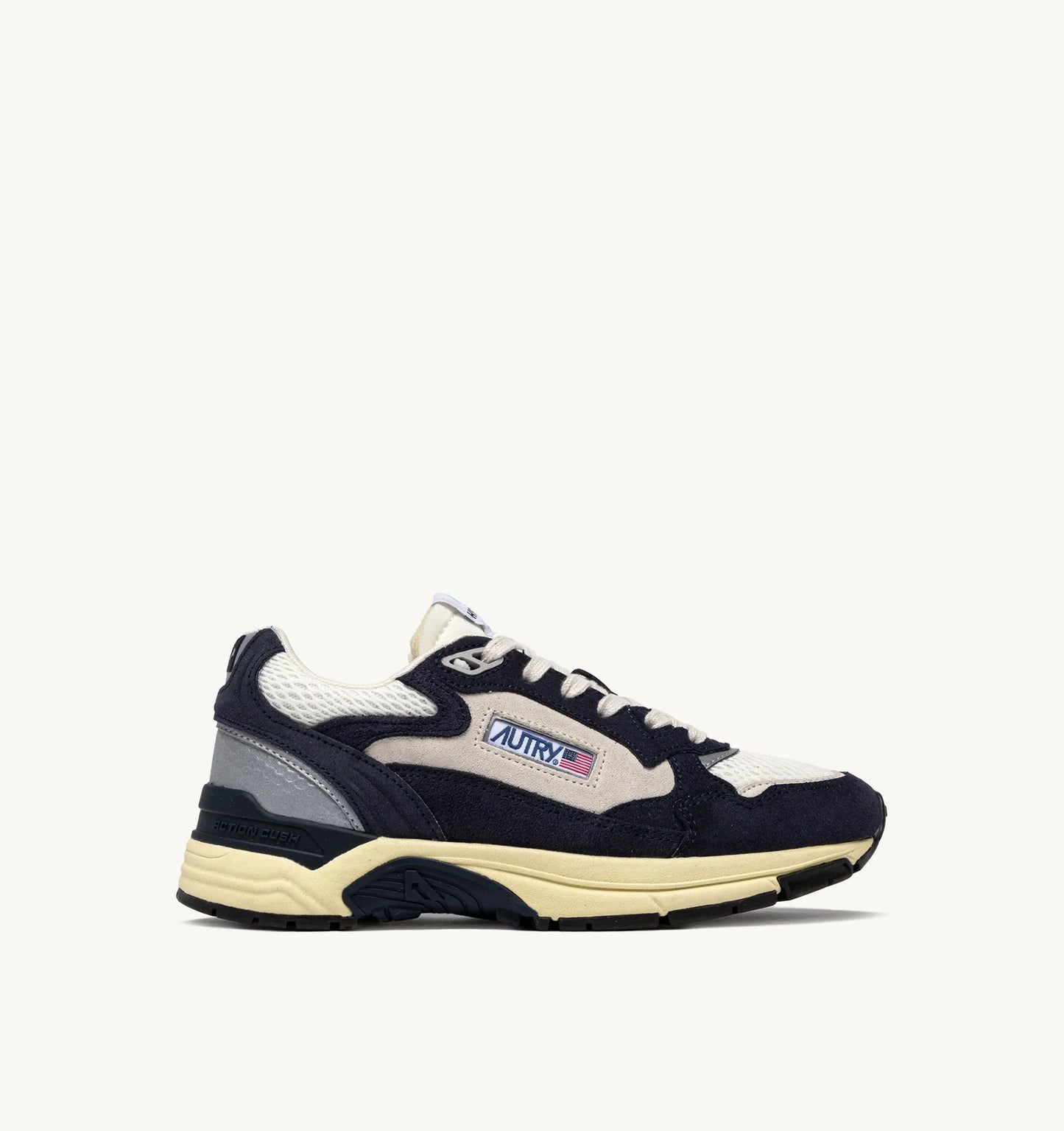 BASKETS HYPERWAY EN MESH ET EN DAIM SPACE ET ARGENT